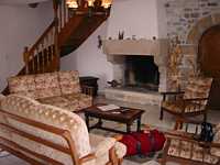 The family room--love the stairs