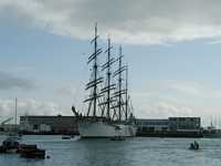 The tall ship Sedov