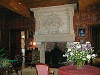 The salon--nicely and comfortably furnished