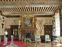 The Armory with armor from the middle ages and hunting weapons from across the ages