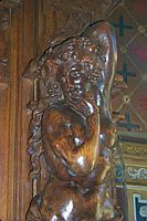 Details from a carved buffet