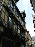 Some of the half-timbered homes in the old town