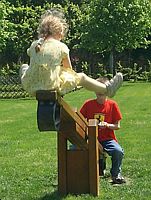 Making air on the teeter-totter