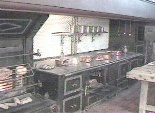 The kitchen used to feed the master and his guests