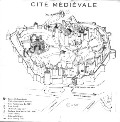 Map of the walled city