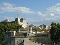The city skyline of Avignon