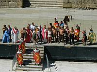 The Romans have returned to Orange--and are preparing to stage a play
