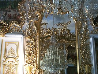 Similar to Versailles, Linderhof has a room of mirrors