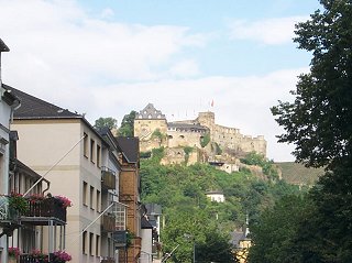 Rheinfels castle as seen from St. Goar