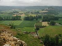 The countryside as seen from Castenaud.