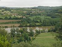 Across the Dordogne River to St Julien