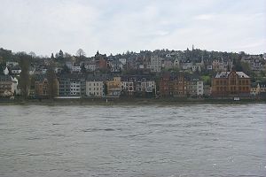 The homes along the river