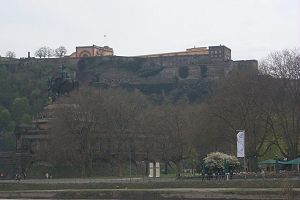 The fortress overlooking the two rivers