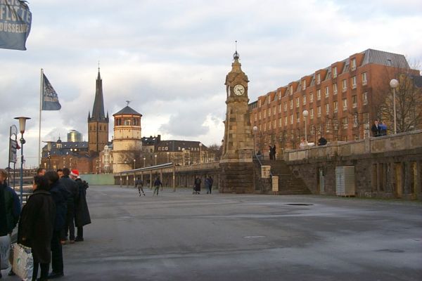 The Dusseldorf waterfront