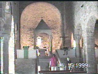 The chancel of Pieve Preromanica (9th century)