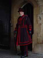 One of the many Beefeaters who welcomed us