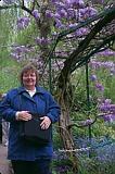 A happy Mom with the wisterial