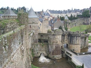 One of the gates into the complex that is Fougeres