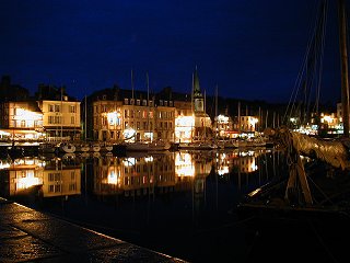 The port of Honfleur on a still night--feels like New England to me