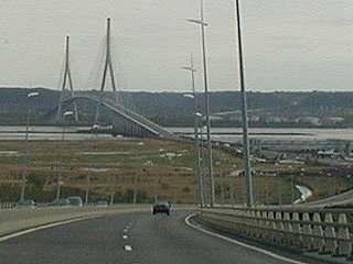 The Pont de Normandie bridge