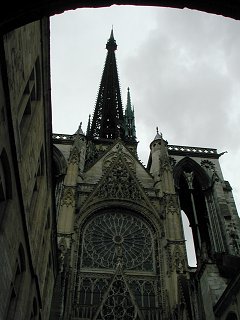 The cathedral of Notre Dame--a favorite subject of the painter Monet