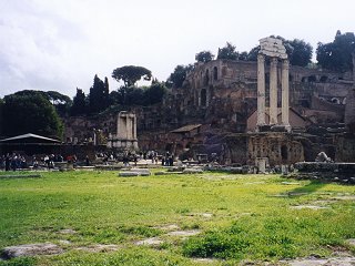 The Forum of Rome used to be the political center of the world