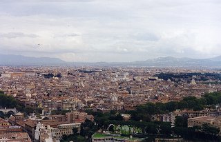 Rome from the top of St. Peter's