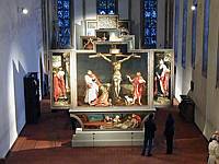 A multi-page painting showing the story of Christ.  This was used in the days without pain killers to make hospital patients think of something other than pain