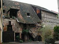 Not all buildings are in the same immaculate state of restoration