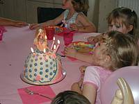 Barbie's dress was very bright