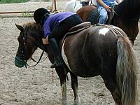 I love ponies!  (Even when I am falling asleep in the saddle)