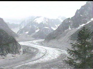 La Mer de Glace from on foot