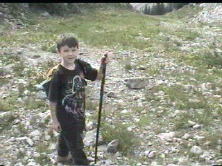 "Dad, do we have to walk down that steep bit up ahead?"