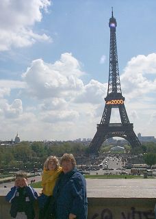 On the Trocodero, overlooking the Tower